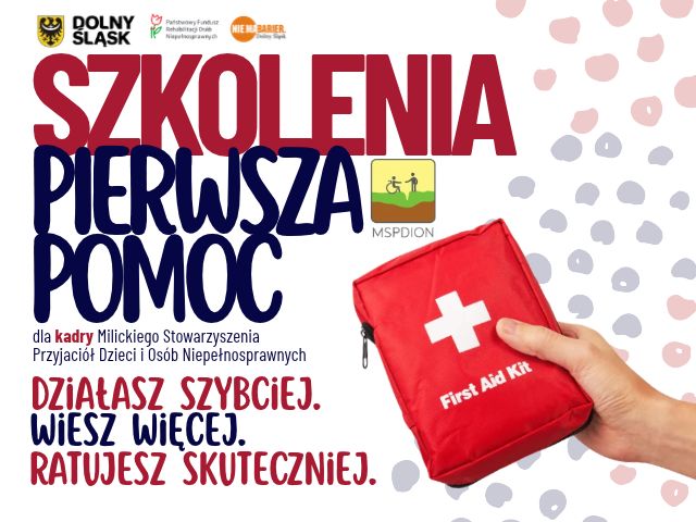 SZKOLENIE Z PIERWSZEJ POMOCY – ZAPRASZAMY DO ZAPISÓW!